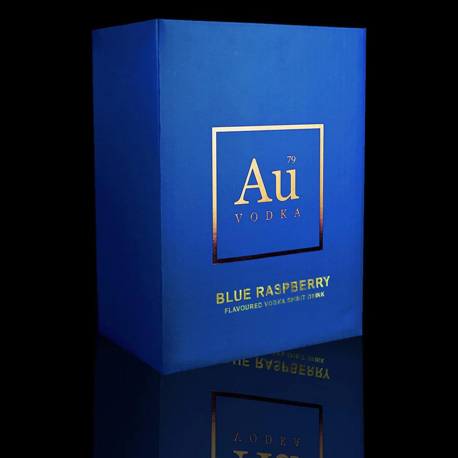 Blue Raspberry Vodka 750ml Case of 6 - Au Vodka USA – Au Vodka USA