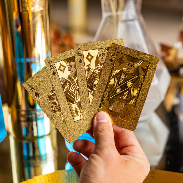 Au Vodka Gold Playing Cards