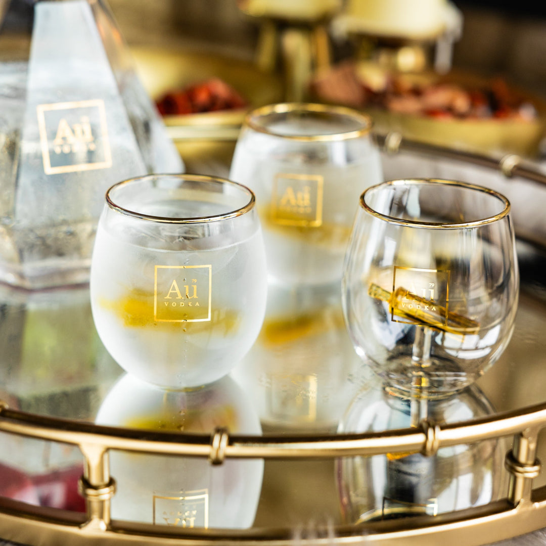 Au Bottle Glass